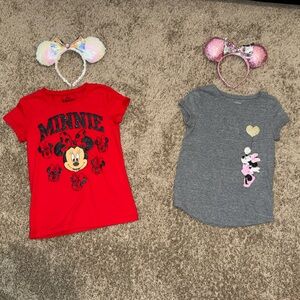 Disney Minnie Mouse Ears & Tee Bundle
